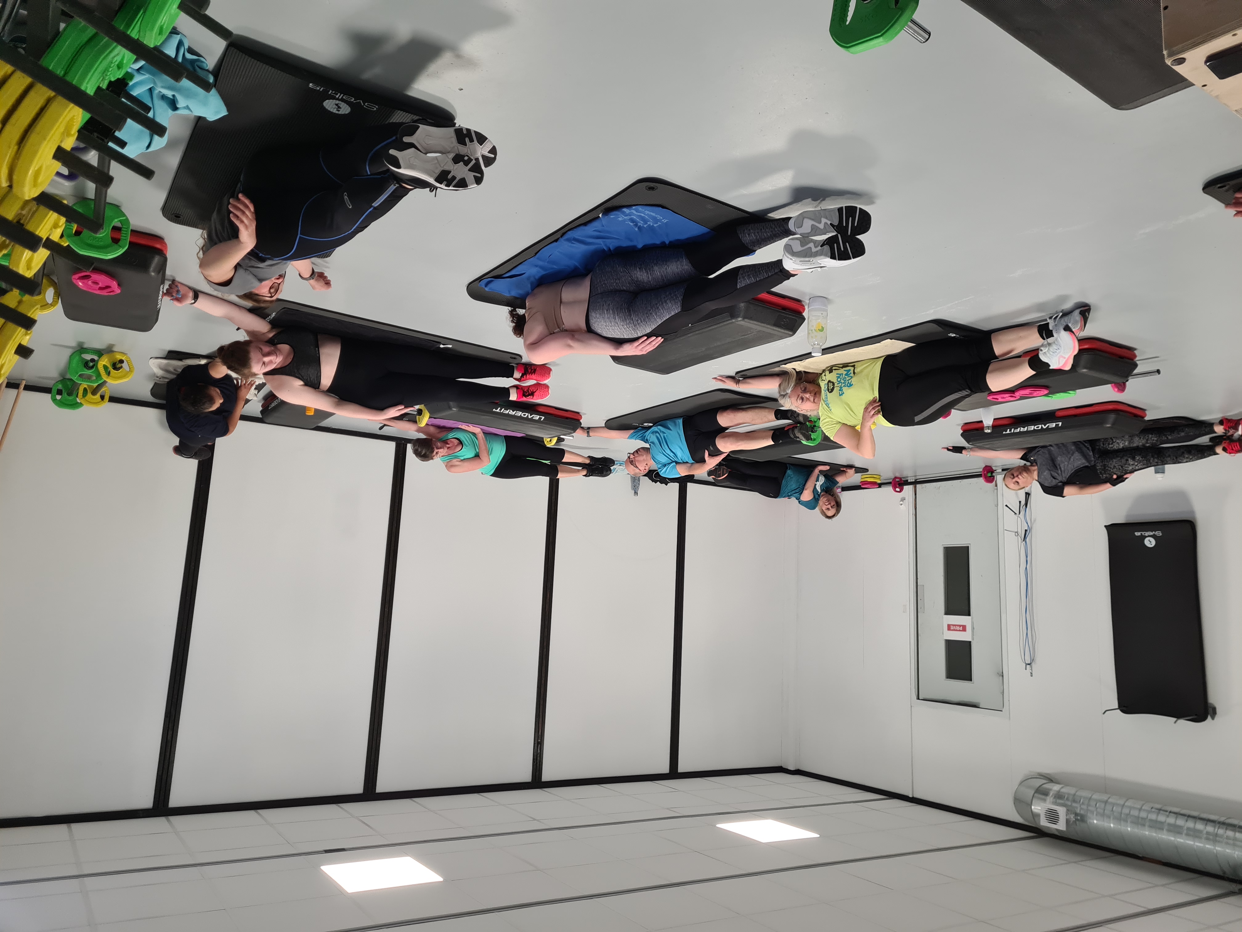 images salle de sport sur les cours collecifs